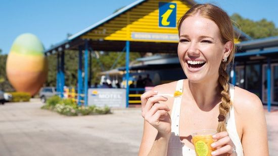 大芒果雕塑（图片</p>

<p>　　据澳大利亚《时代报》报道，鲍恩市位于昆士兰州北部，是澳大利亚主要的芒果产地，自2002年起，该市就以芒果城市为宣传口号发展本地区的旅游业。这尊高达10米、重7吨、造价达9万澳元的雕塑，就是为了配合宣传该地区的旅游业而造。</p>

<p>　　鲍恩市旅游局主席保罗·麦克劳克林接受采访时表示，他们于24日上午惊奇地发现这尊雕塑被盗。监控录像显示，至少有6名盗贼动用重型设备作案，时间估计在24日零点到凌晨2点之间。</p>

<p>　　麦克劳克林称：“要搬动这尊数吨重的雕塑不是件容易的事，很明显，这伙人很擅长此事。我不太担心它的消失，因为它足够巨大，人们可以很轻易地发现它并报案，我们一定可以找回来。”</p>

<p>　　他还透露，目前当地警方已经介入此案，但具体的调查工作并未展开。(实习生 陈奕冲)</p>
<!-- publish_helper_end -->
                 

					<div class=