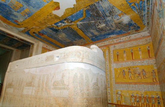 埃及法老墓壁画
