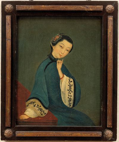 林呱是最早在西方参展的中国画家。