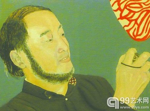 这是陈乃兴最满意的一幅作品：2010年为他儿子陈晓东画的肖像