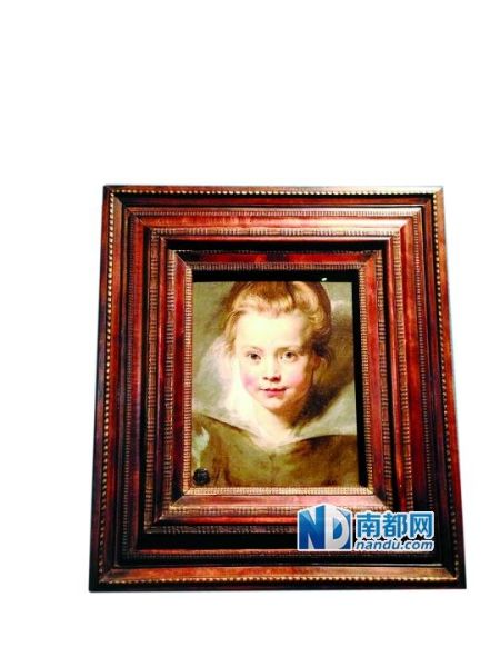 《克拉拉·赛琳娜·鲁本斯的肖像》。她是鲁本斯的5岁女儿。