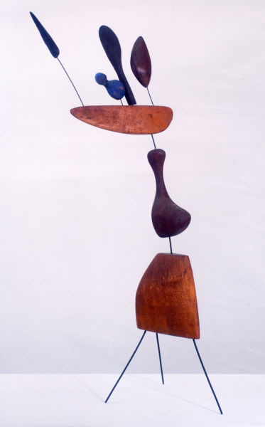 有关考尔德可移动木雕《站立的星群》出处的疑问，引发了一场诉讼大战。  Calder Foundation/Artists Rights Society (ARS), New York