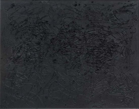 拉希德•约翰逊《宇宙洪流“荷兰人”》2013年，综合材料，245x306x7.6cm