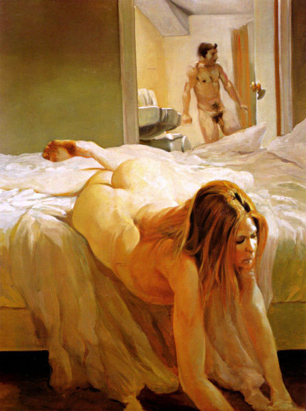 画家埃里克的油画作品