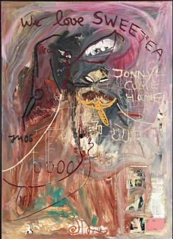 《外国佬》，乔纳森·米斯，2006年，布面油画，260 × 185 cm