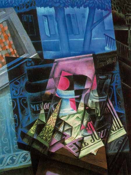 胡安·格里斯的《窗前静物》