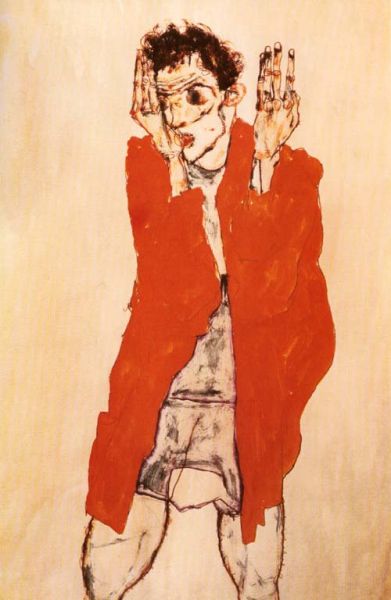 埃贡·席勒的自画像