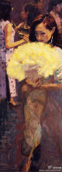 陈逸飞《执黄扇的美人》632.5万