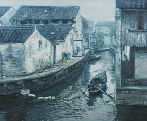 陈逸飞 江南的回忆 145×175cm 1990年代初