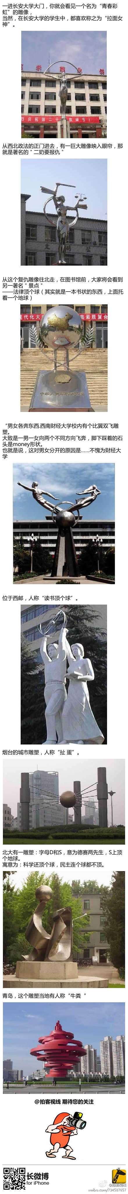 看看这些雕塑是如何被糟蹋的