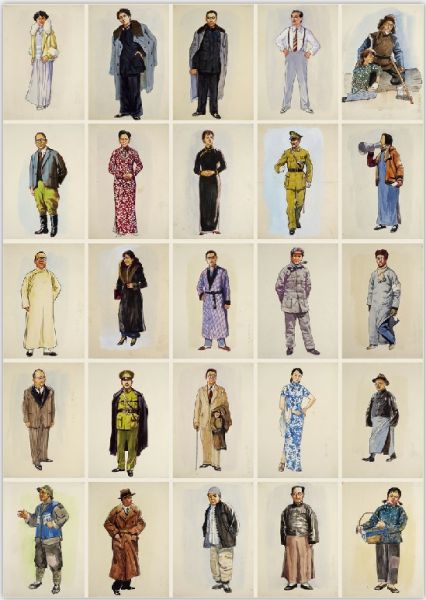 张子恩(b.1941) 卢广才 电影《西安事变》气氛图、场景图原稿 纸本 水彩 1981年作 27×39cm×6030.7×22cm×77 
