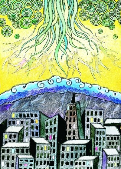 《云上的绿色天空》