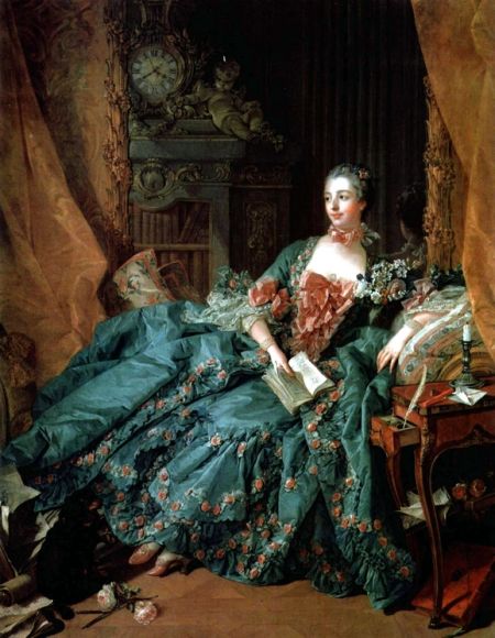 布歇 《蓬皮杜夫人》 1756年