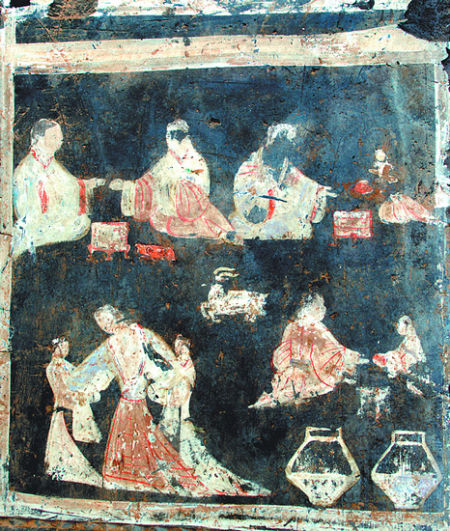 新莽女主人宴乐图