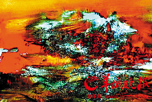 赵无极油画《10.1.68》，在2011年10月的香港苏富比秋拍上，以6898万港元成交，刷新其个人拍卖纪录