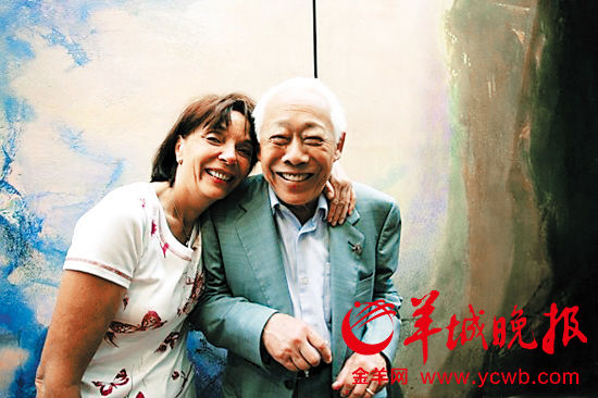 赵无极与第三任夫人弗朗索瓦·马尔凯