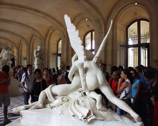 卡诺瓦的雕塑《丘比特与Psyche》