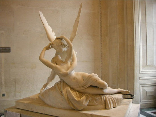 卡诺瓦的雕塑《丘比特与Psyche》