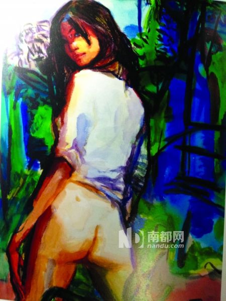 水彩画《那些年》，周刚作品。