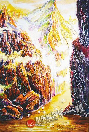 漆画收藏价值凸现 一幅画拍了5万元 