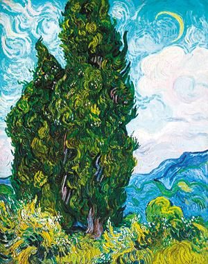 《柏树》 凡·高
