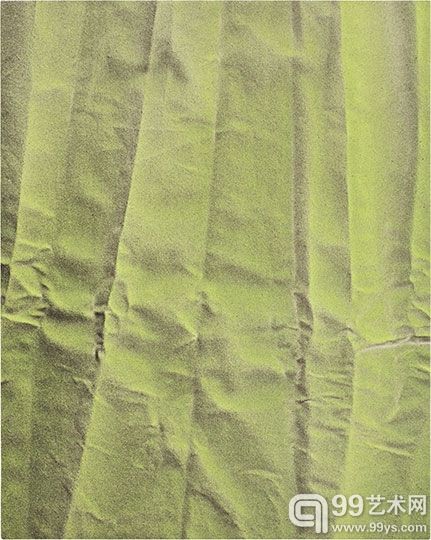 艺术家塔优巴·奥尔巴赫(Tauba Auerbach)的2010年作品《无题(折叠)》