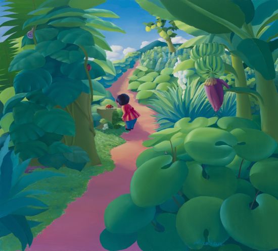 暖丘——密语 布面油画 180×200cm 2012