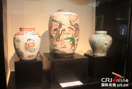 位于科伦坡的斯里兰卡国家博物馆珍藏的古代中国瓷器（拍摄：孙洋）