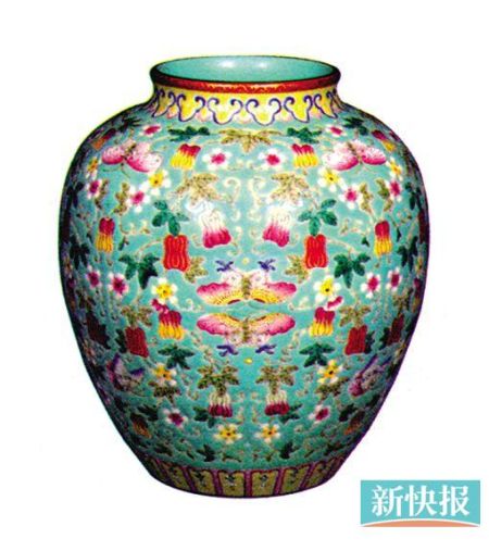 清嘉庆 粉彩瓜瓞连绵纹小罐 高18.6厘米 观复博物馆藏