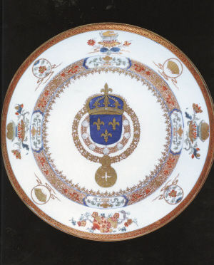 图一： 法国路易十五纹章汤盘