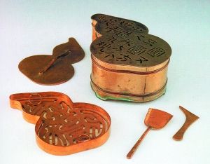 南通博物馆藏清代葫芦形铜篆香炉