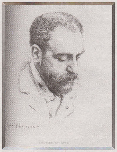 刊登在1905年《美术杂志》上的查尔斯·伊夫鲁西版画肖像，他是普鲁斯特《追忆逝水年华》中斯万的两个原型人物之一。