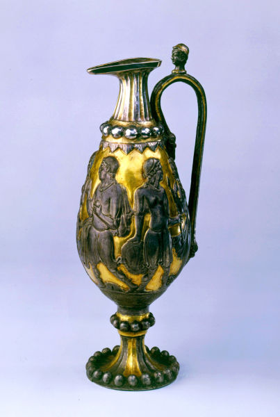 鎏金银瓶(图1)