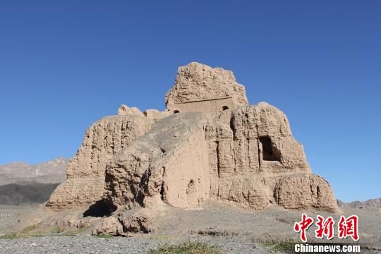 克孜尔尕哈烽燧是目前古丝绸之路北道上时代最早，保存最完好的烽燧遗址。王建强　摄