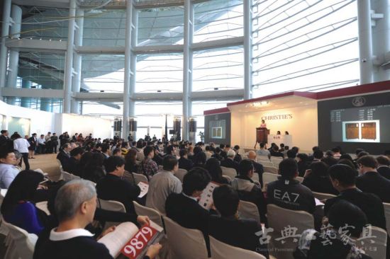 图1 2012年秋，香港佳士得推出欧美藏中国古典家具专场拍卖。