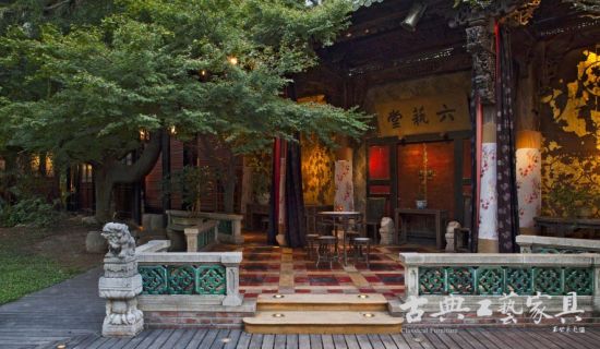 六艺堂，完整迁移自浙江东阳的清初木造大宅院。