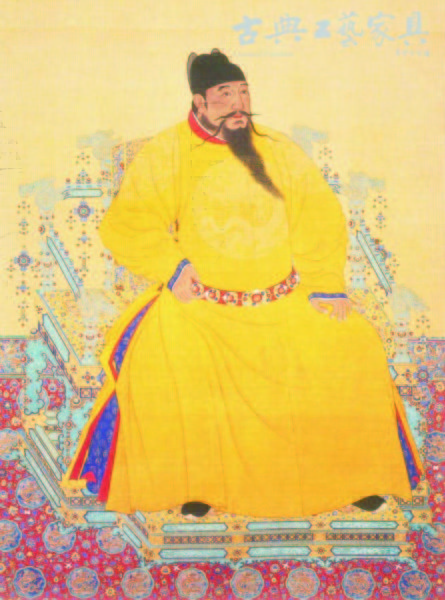图11 明 永乐皇帝坐像 台北故宫博物院藏