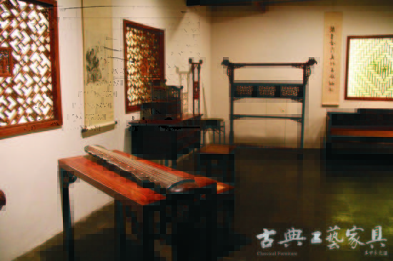 上海博物馆家具馆一角(摄影：程香)