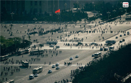 1985年，北京，天安门广场