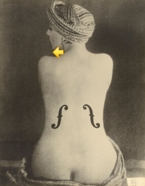 曼•雷（Man Ray）的 《Le Violon d`Ingres 》, 1924。