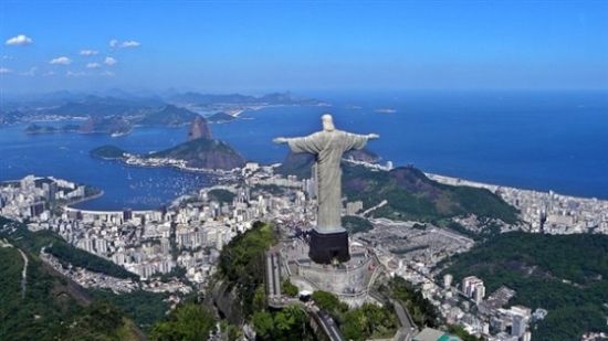 巴西里约热内卢的耶稣像