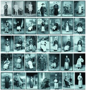 叶景吕连续从27岁到88岁（从1907年到1968年）的62张留念照