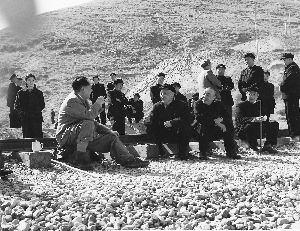 1954年，毛主席在青龙桥火车站附近休息。侯波摄 侯波家人捐赠，延庆档案馆提供