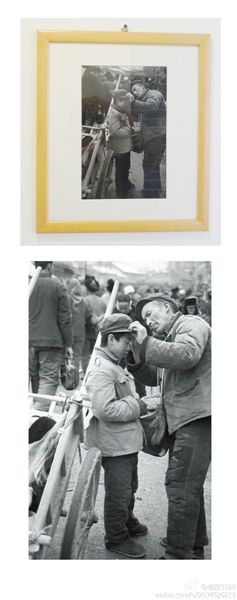 《新帽》尺幅：10X12英寸国产公元相纸满纸放大。时间：侯登科于1983年为参加大众摄影月赛亲手放制的参赛获奖原件。