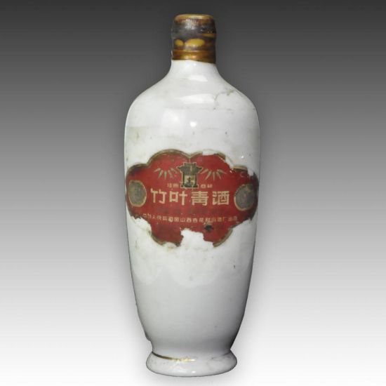 1962古井亭牌竹叶青(白瓷瓶)清香型