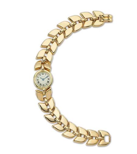 卡地亚“Bracelet-Montre de Dame”黄金腕表 1948年