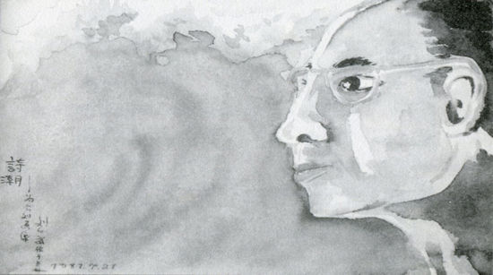 作家刘心武为自己的作品《相忆于江湖》（刊于《上海文学》2011年第4期）所绘插图。