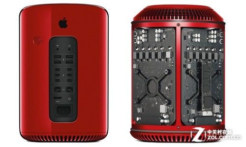 定制红色版Mac Pro