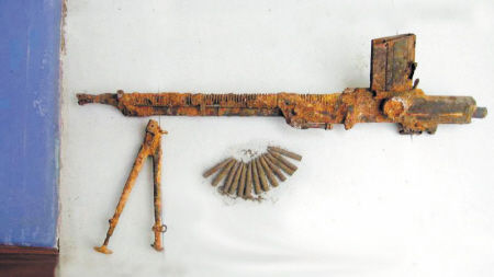 抗战时缴获的日本机枪