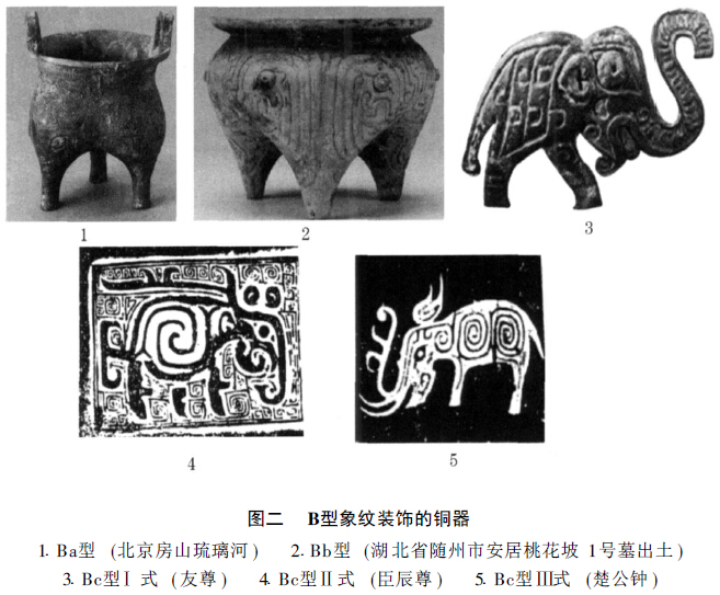 B型象纹装饰的铜器（图二）
